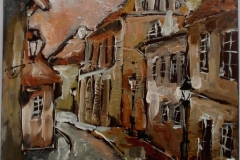 Pražské uličky 24 x 30