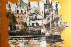 Zlatá Praha I. - Pod Karlovým mostem 25 x 30