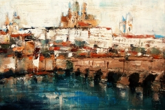 Ten pohled nikdy neomrzí (Praha) 40 x 50